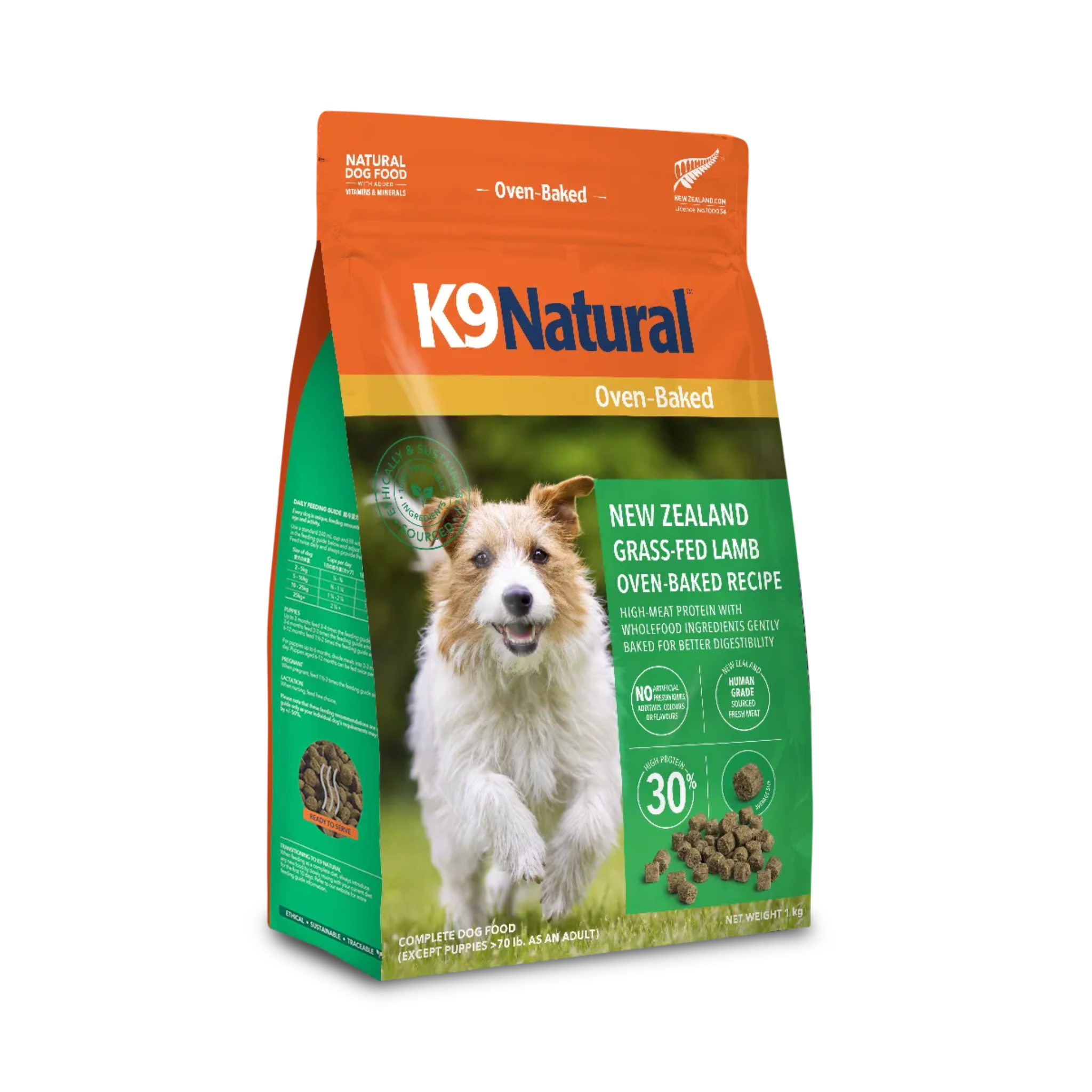 K9 Natural オーブンベイクドチキン 4kg K9natural ラム・オーブンベイクド 40g/1kg/4kg ザクザクとした