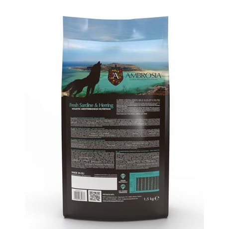 AMBROSIA アンブロシア サーディン＆ヘリング(ニシン) 100g/1.5kg/5kg