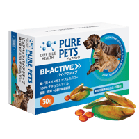 PURE PETS 緑イ貝＋オメガ3 30粒  関節、皮膚、心臓の健康維持に