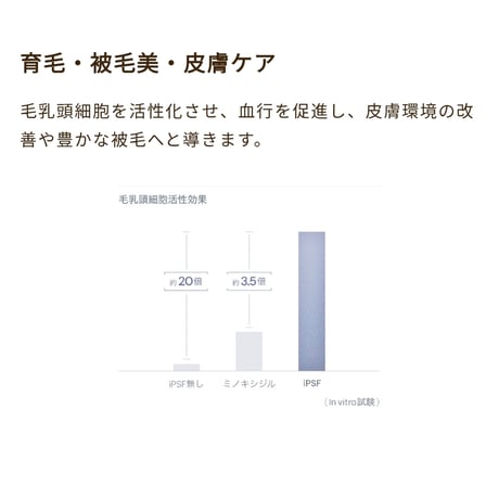 PET iPS 100ml  肌の若返り、育毛にiPS細胞の力を