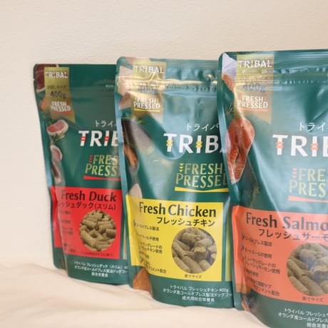 TRIBAL フレッシュサーモン 400g/2.5kg/12kg