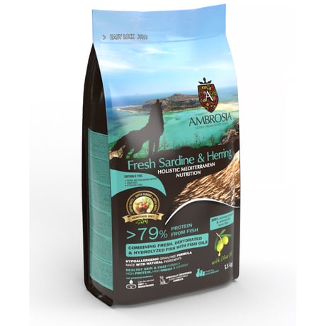 AMBROSIA アンブロシア サーディン＆ヘリング(ニシン) 100g/1.5kg/5kg