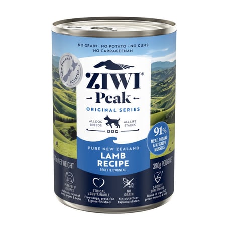 ZIWIpeak ドッグ缶 ラム 170g/390g