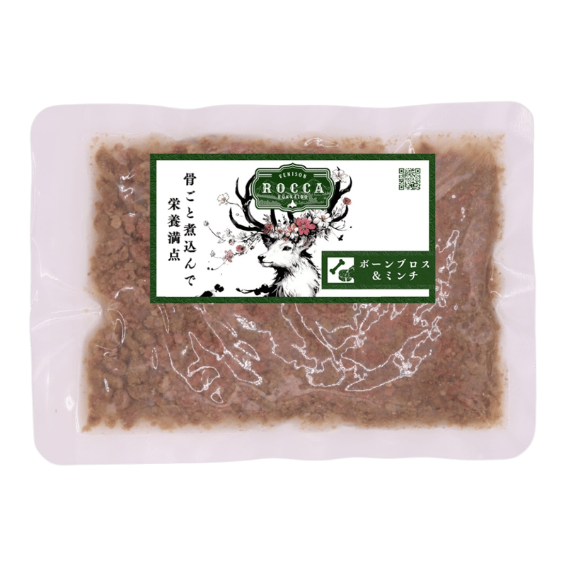 Rokka ロッカ エゾ鹿肉 ボーンブロス＆ミンチ 100g | ーCanon petlife