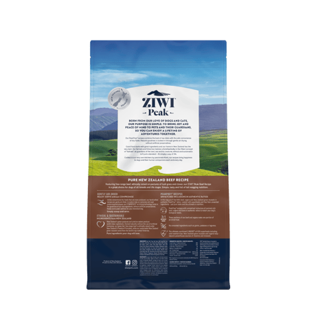 ZIWI peak グラスフェッドビーフ 454g/1kg/2.5kg