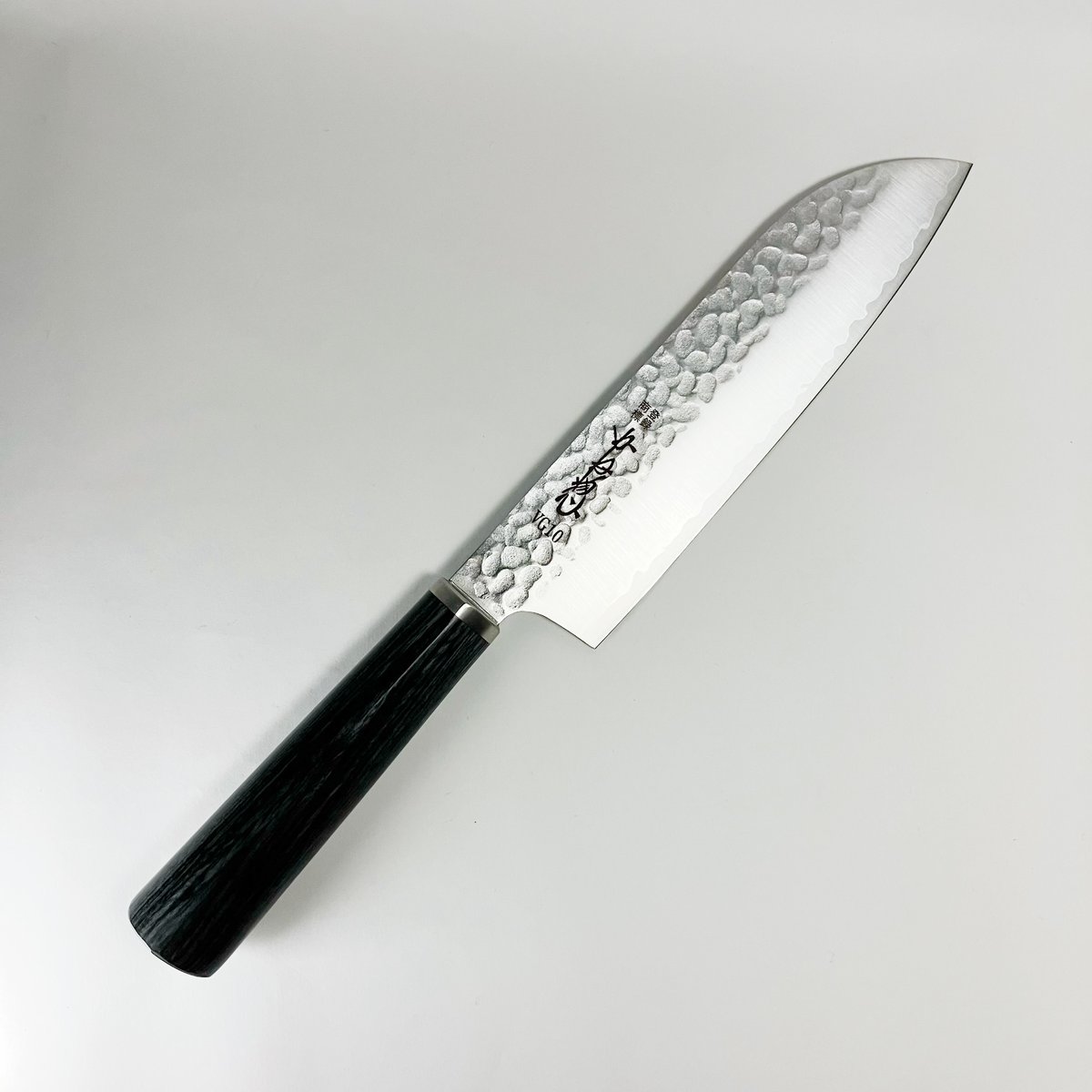 三徳包丁 ステンレス鋼 VG10 グレー柄 165mm 鎚目仕様 | 刃物の老舗