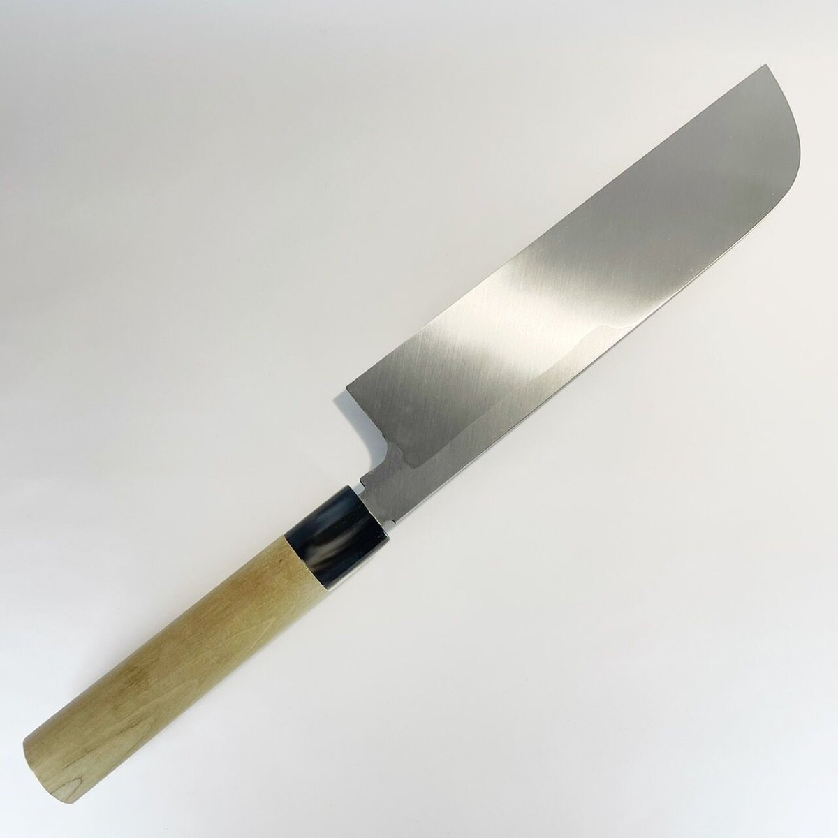 鎌形薄刃 白鋼 霞 水牛柄 8寸(240mm) | 刃物の老舗 本家かね惣 鎌形薄刃 白鋼 霞 水牛柄 8寸(240mm) | 刃物の老舗 本家かね惣