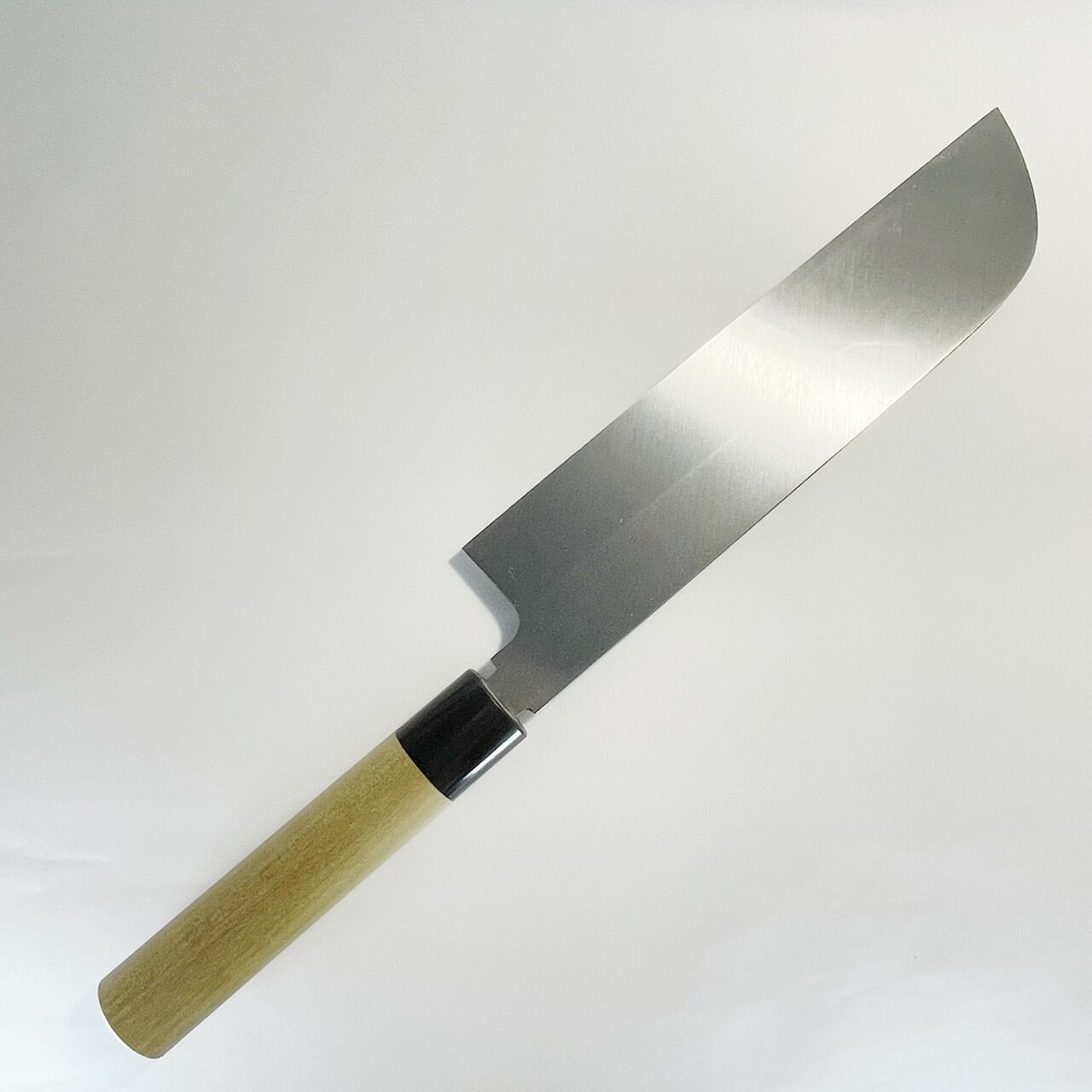 本焼鎌形薄刃 白鋼 水牛柄 8寸（240mm） | 刃物の老舗 本家かね惣