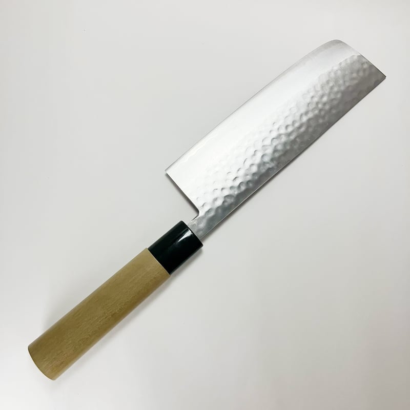 菜切り包丁 ステンレス鋼 VG2 プラ柄 160mm 鎚目仕様 | 刃物の 菜切り包丁 ステンレス鋼 VG2 プラ柄 160mm 鎚目仕様 | 刃物の
