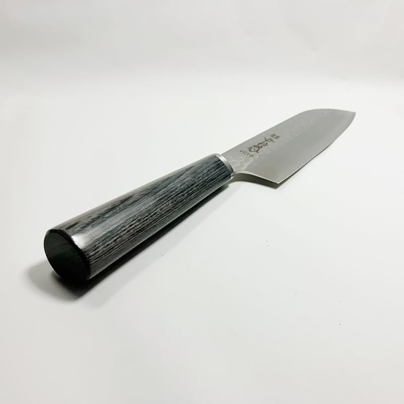 三徳包丁 ステンレス鋼 VG10 グレー柄 165mm 鎚目仕様 | 刃物の老舗