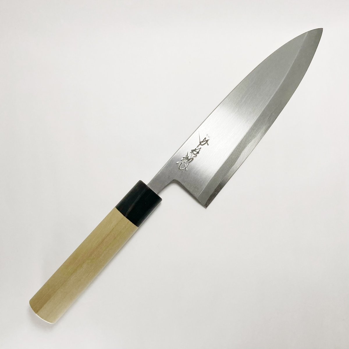 7148 左利き用 出刃包丁 6寸 刺身包丁 和包丁 本出刃 黒檀黒水 7148 左利き用 出刃包丁 6寸 刺身包丁 和包丁 本出刃 黒檀黒水