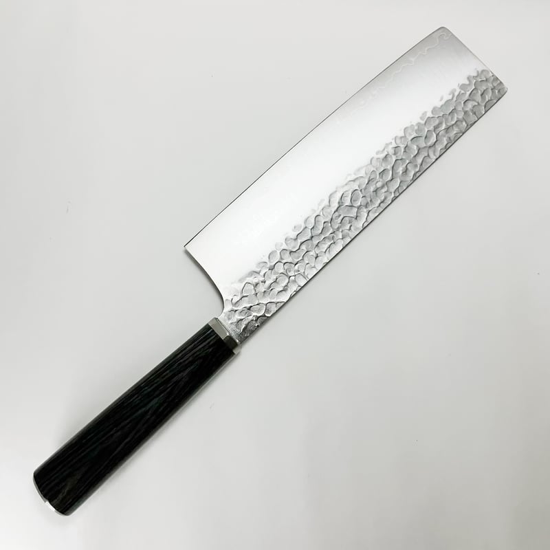 菜切り包丁 ステンレス鋼 VG10 グレー柄 6寸（180mm） 鎚目仕様 | 刃物