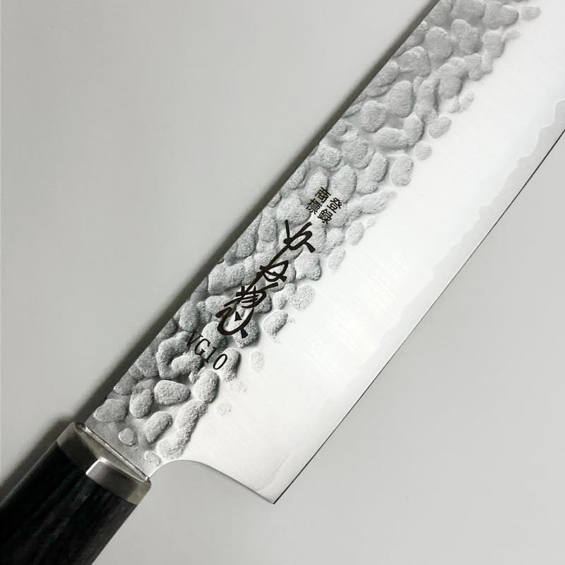 三徳包丁 ステンレス鋼 VG10 グレー柄 165mm 鎚目仕様 | 刃物の老舗