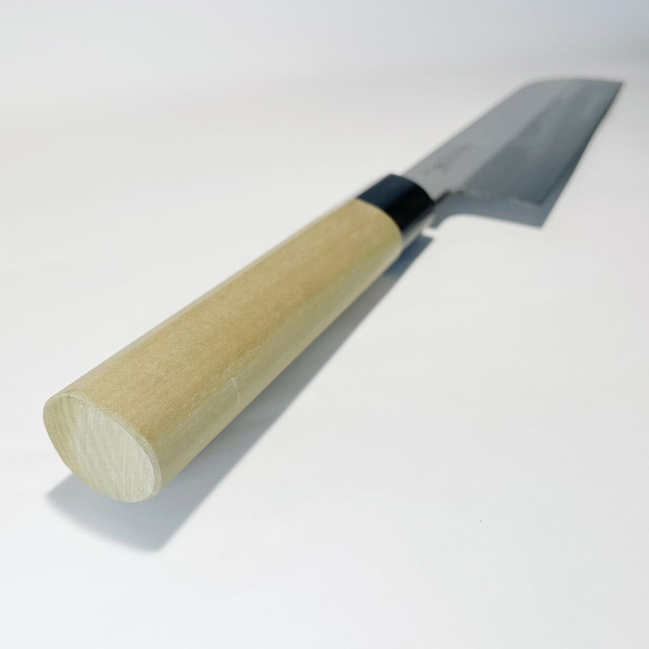 本焼鎌形薄刃 白鋼 水牛柄 8寸（240mm） | 刃物の老舗 本家かね惣