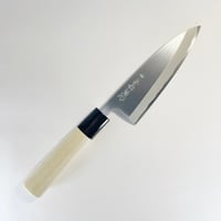 越前　本カネ長　出刃　180mm 6寸　包丁　和包丁　特製　未使用　白鋼 越前 本カネ長 出刃 180mm 6寸 包丁 和包丁 特製 未使用 白鋼