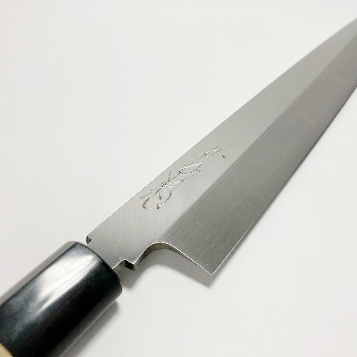 本焼柳刃 白鋼 水牛柄 1尺（300mm） | 刃物の老舗 本家かね惣