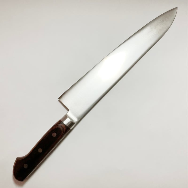 正規品】 三段銀巻 牛刀270 ハンドル スタビライズドウッド柄 牛刀9寸 正規品】 三段銀巻 牛刀270 ハンドル スタビライズドウッド柄 牛刀9寸