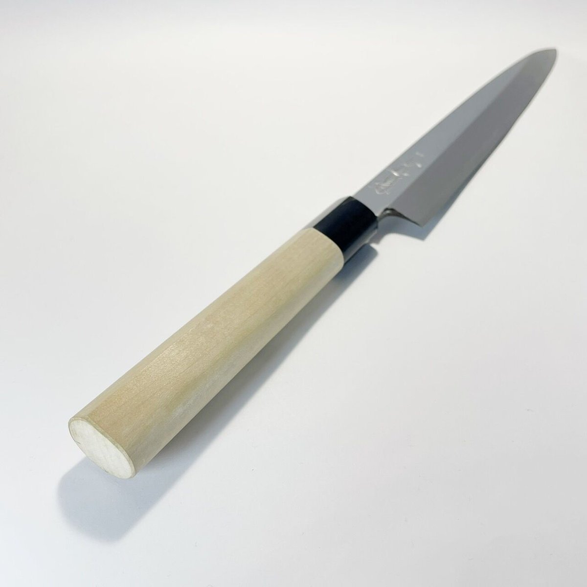 柳刃包丁 25cm 銘なし（有次）水牛柄 堺宏之作 白鋼 霞