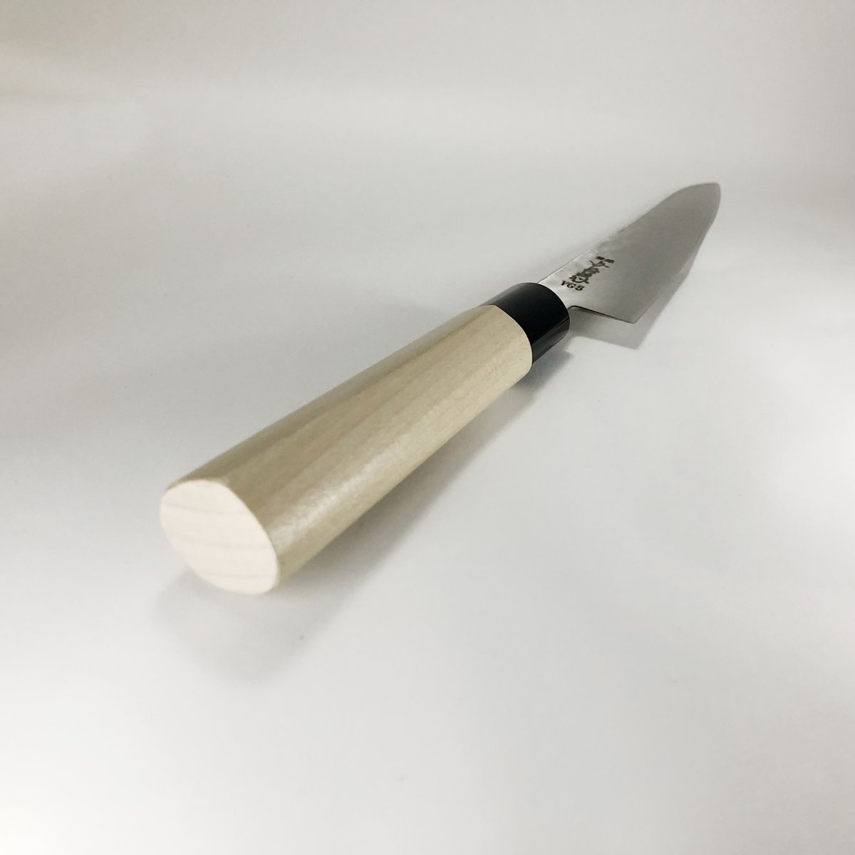 ペティナイフ ステンレス鋼 VG5 プラ柄 5寸（150mm） 鎚目仕様