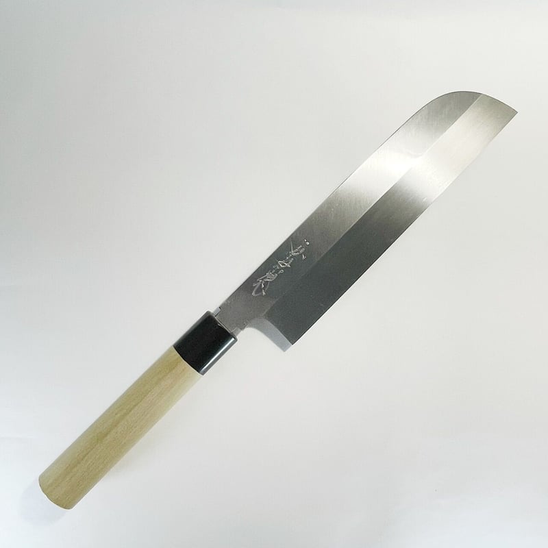 本焼鎌形薄刃 青鋼 水牛柄 7寸5分(225mm) | 刃物の老舗 本家 本焼鎌形薄刃 青鋼 水牛柄 7寸5分(225mm) | 刃物の老舗 本家