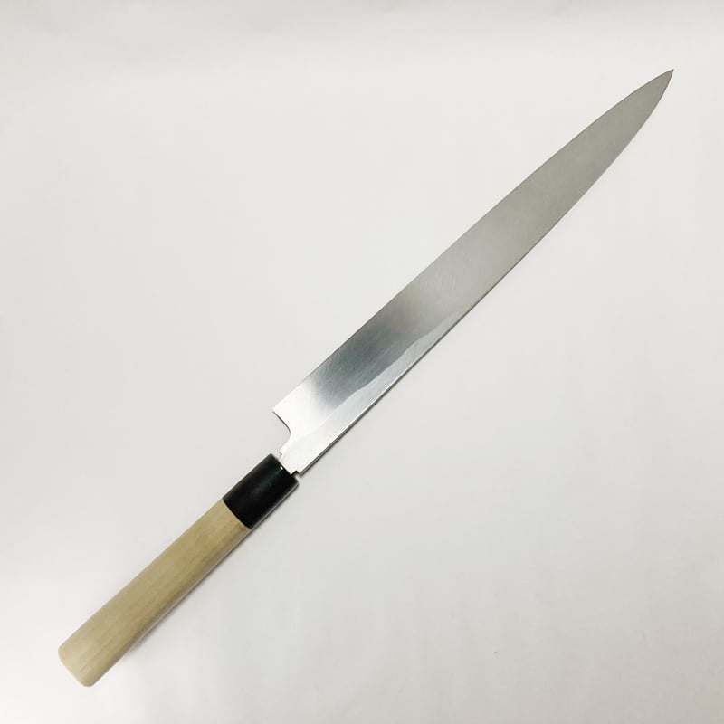 柳刃 白鋼 霞 水牛柄 1尺(300mm) | 刃物の老舗 本家かね惣 柳刃 白鋼 霞 水牛柄 1尺(300mm) | 刃物の老舗 本家かね惣
