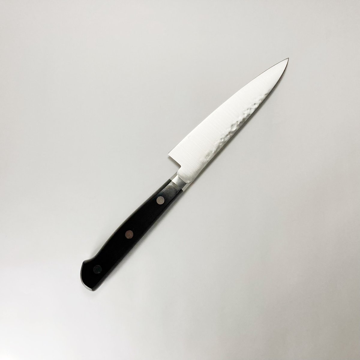 ペティナイフ ステンレス鋼 VG5 4寸（120mm） 鎚目仕様 | 刃物の老舗