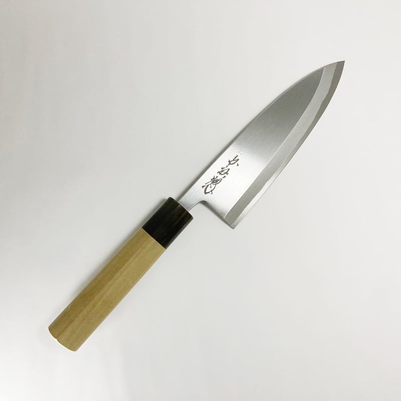 出刃包丁 白鋼 霞 水牛柄 5寸(150mm) | 刃物の老舗 本家かね惣 出刃包丁 白鋼 霞 水牛柄 5寸(150mm) | 刃物の老舗 本家かね惣