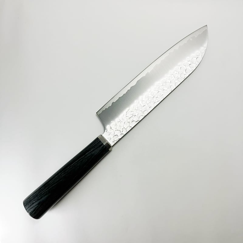 三徳包丁 ステンレス鋼 VG10 グレー柄 165mm 鎚目仕様 | 刃物の老舗