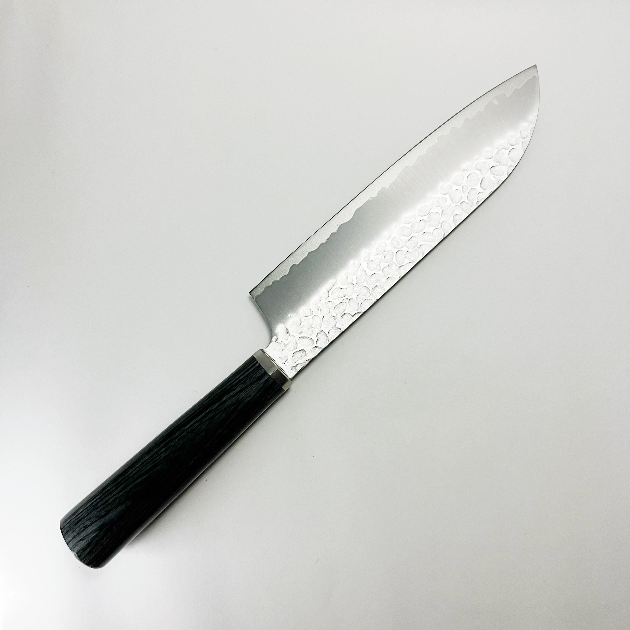 三徳包丁 ステンレス鋼 VG10 グレー柄 165mm 鎚目仕様 | 刃物の老舗