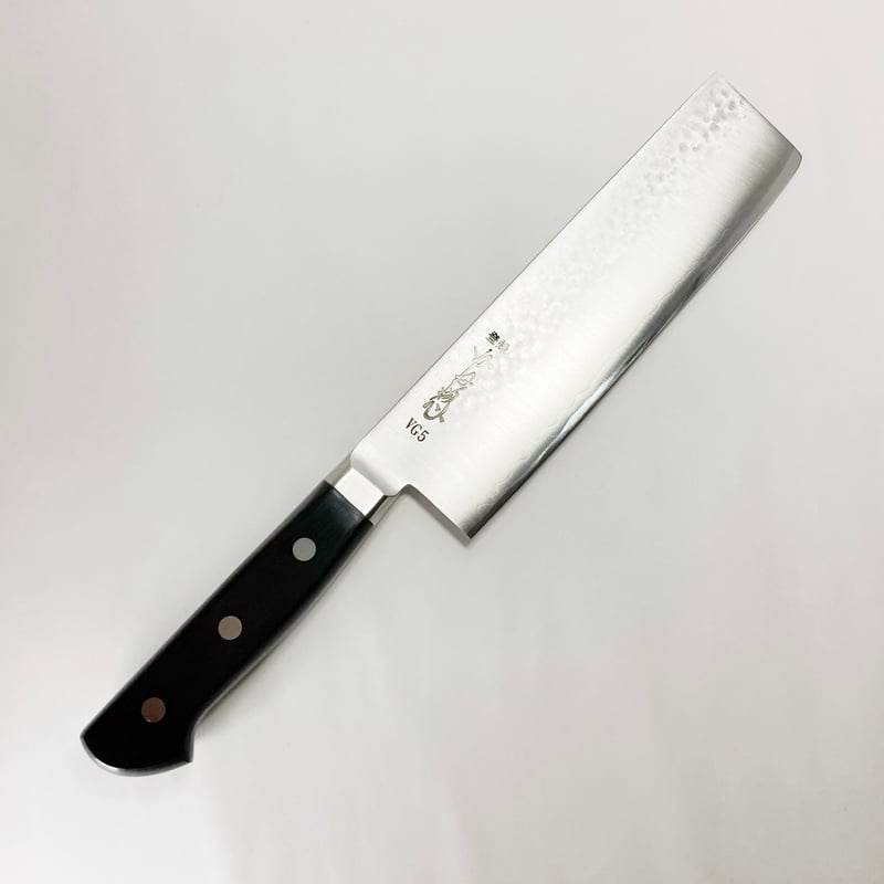 菜切り包丁 ステンレス鋼 VG5 170mm 鎚目仕様 | 刃物の老舗 本家