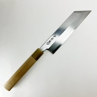 義門　はも　骨切り　包丁　和包丁　白鋼　霞　黒水牛 鱧切(骨切) 青紙2号 霞 黒檀水牛柄 270mm – MUSASHI