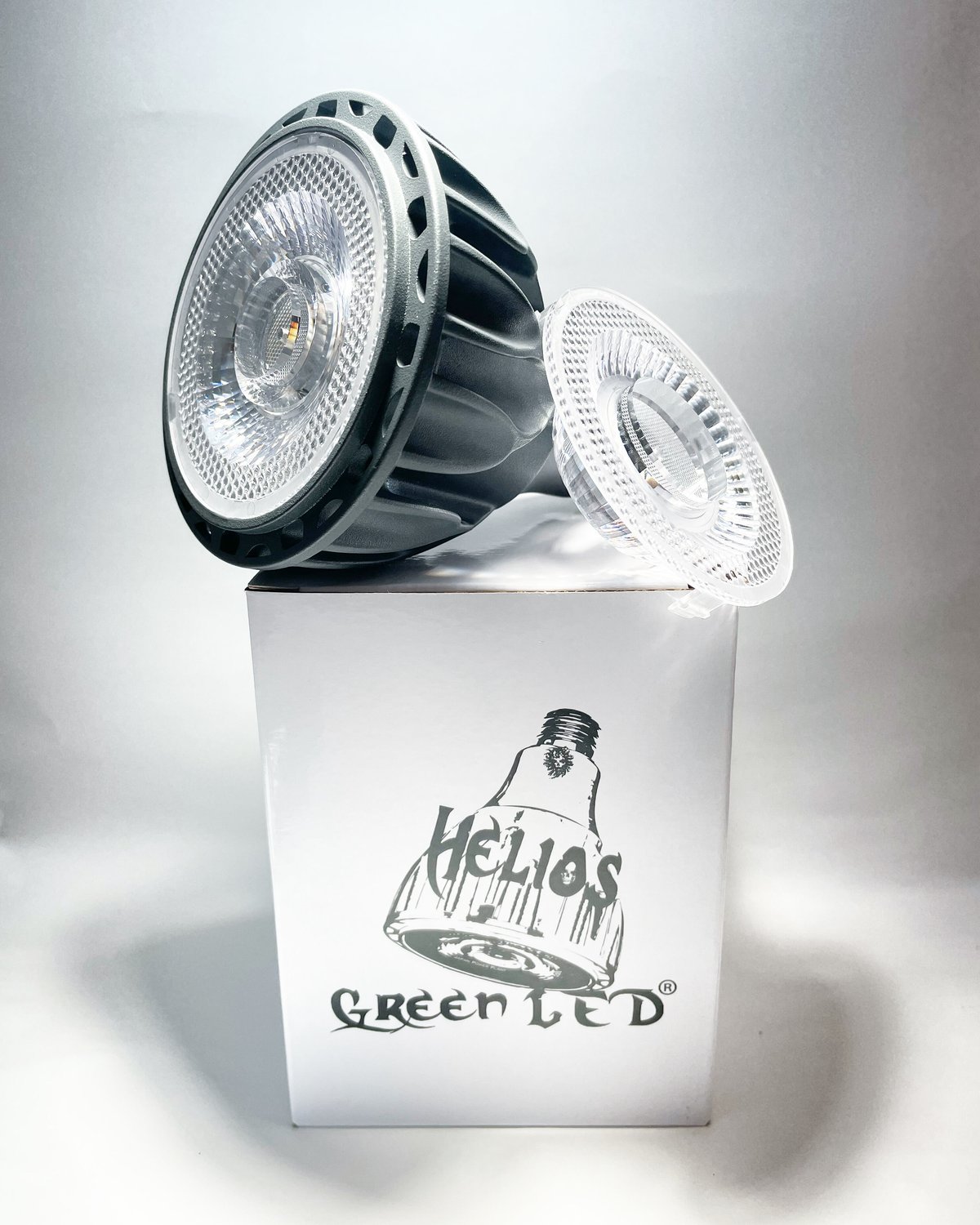Helios Green ヘリオスグリーン　LED HG24 広角レンズ付き Helios Green LED HG24 Black （スポット型植物育成ライト） ※広角