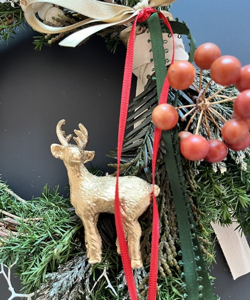 冬の森のリース 】 S トナカイ | Little Gardener