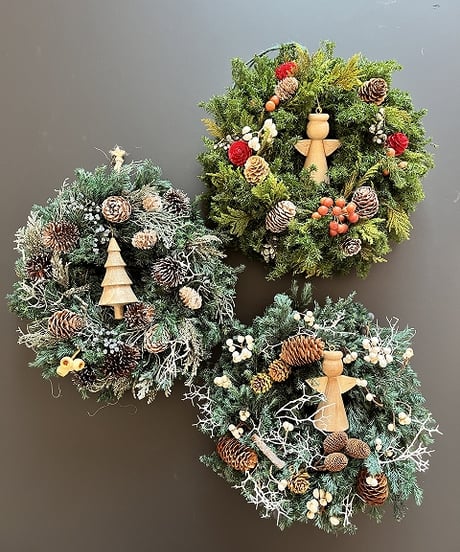 【香香様オーダー品】ハンドメイド　ファブリックリース　5点 CATEGORY Wreath・Swag / リース・スワッグ | Little Gardener