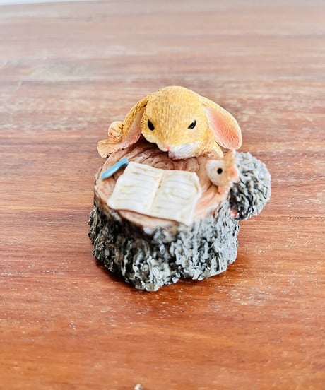 【うさぎタウンの仲間たち】　　ハリネズミさんと仲良し