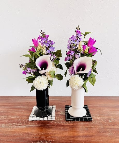 お仏花ブーケ 】カラー ピンク | Little Gardener