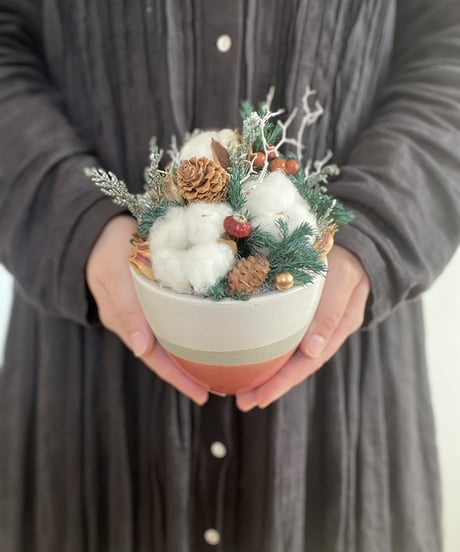 バラと小花とベリーのキラキラ豪華特大リース♪☆新色☆ボルドー