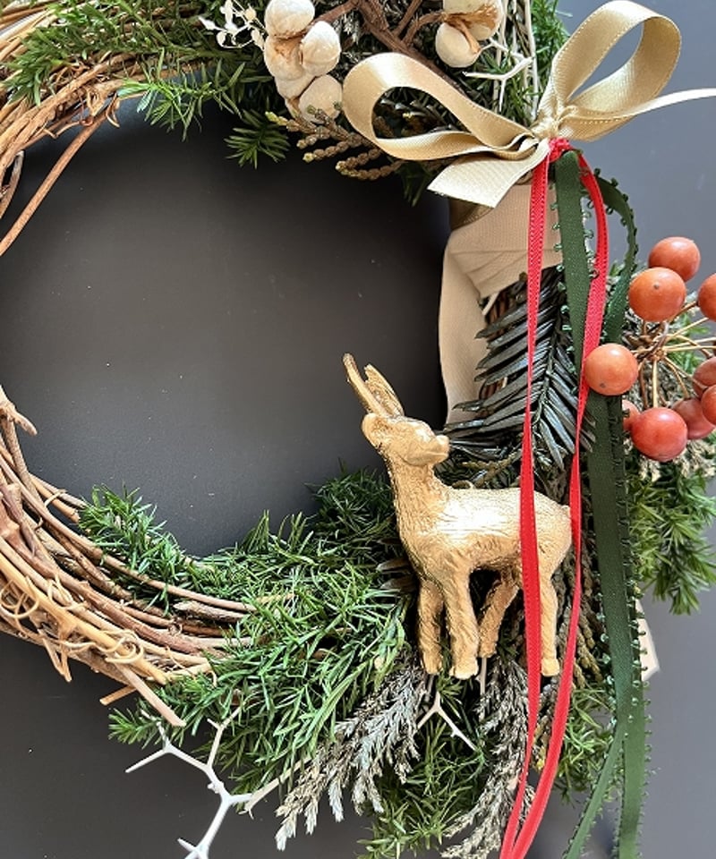 冬の森のリース 】 S トナカイ | Little Gardener