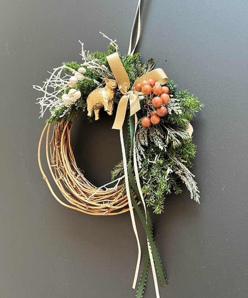 冬の森のリース 】 S シープ | Little Gardener