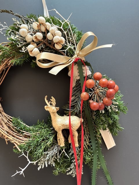 冬の森のリース 】 S トナカイ | Little Gardener