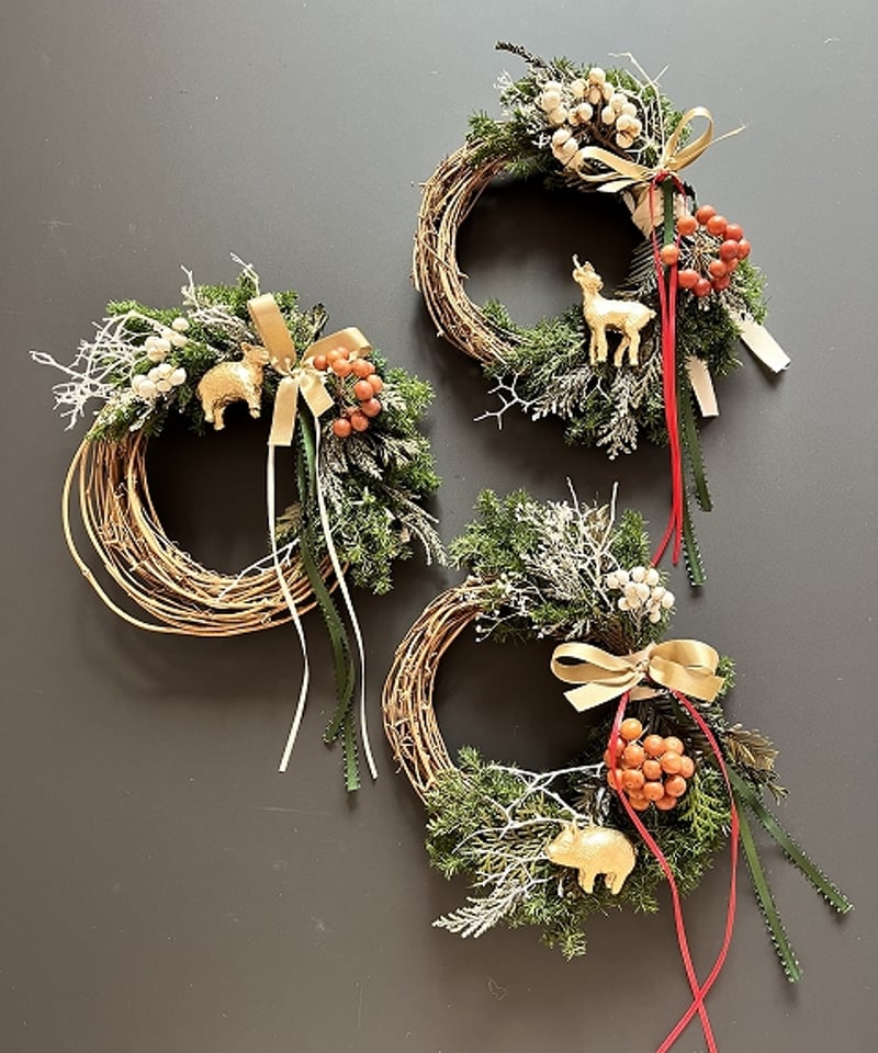 冬の森のリース 】 S シープ | Little Gardener