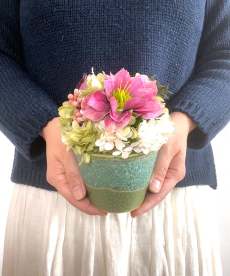 入園入学　オーダー受け付け　アイボリー　花 入園入学オーダー受け付けアイボリー花