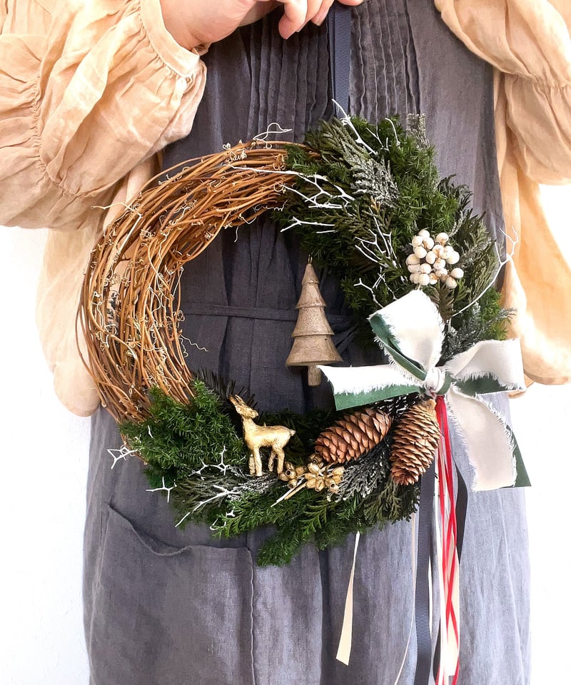 冬の森のリース 】 L | Little Gardener