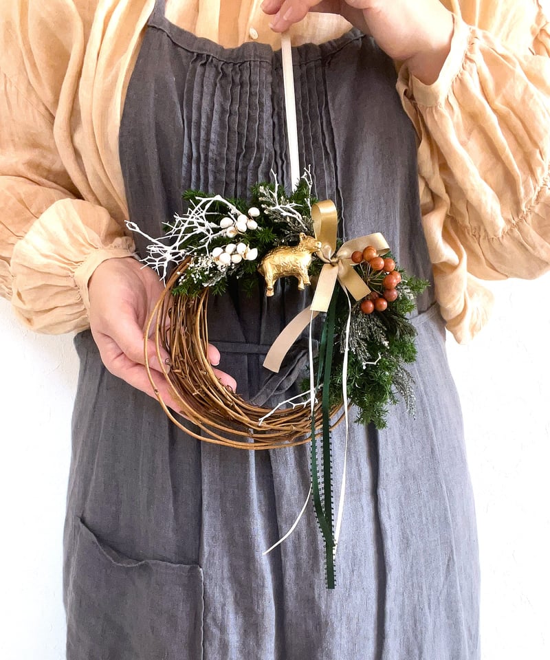 冬の森のリース 】 S シープ | Little Gardener