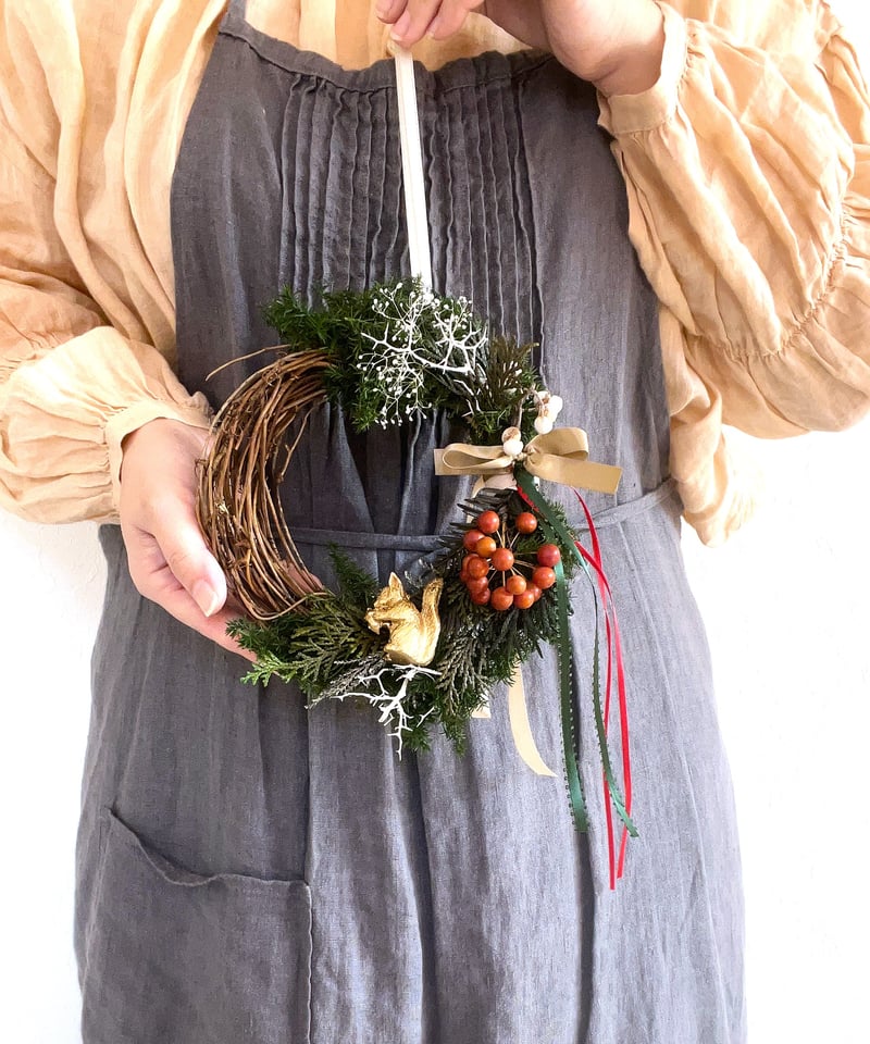 冬の森のリース 】 S リス | Little Gardener