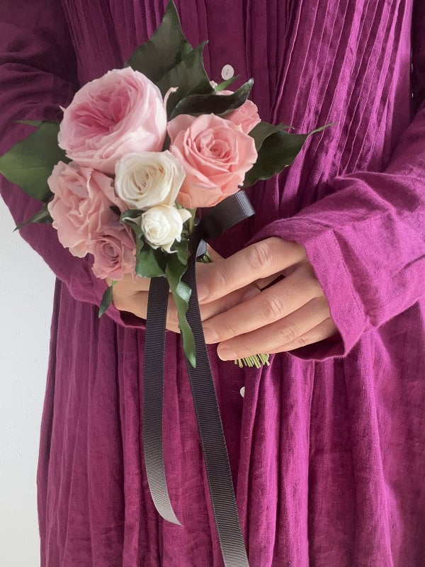 ○Dozen rose / ダズンローズ 12本のバラの花 （ピンク / ブーケタイプ