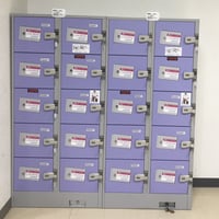 NC-DID W5  サービスドア付きコインロッカー　２列５段　二台セット　中古再生品
