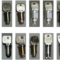 コインロッカー　交換用シリンダー錠 ソリッドロック　客用キー　各種