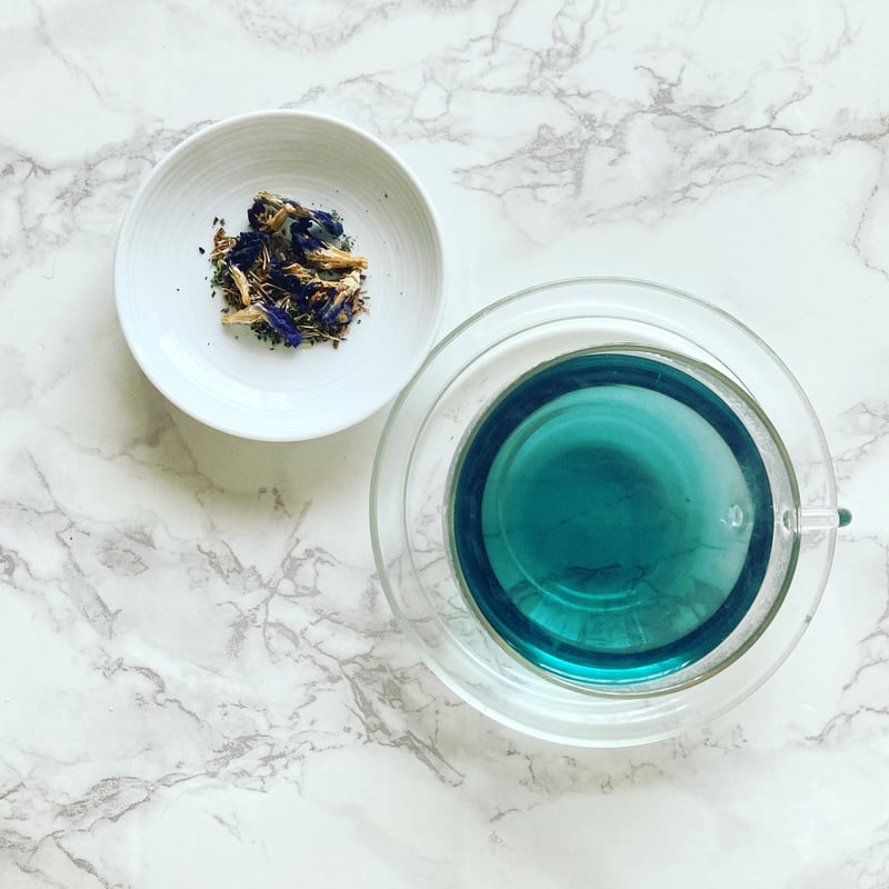 ハーブティー No5. ミントアイズ 青色の目すっきりティー | MOON HERB TEA