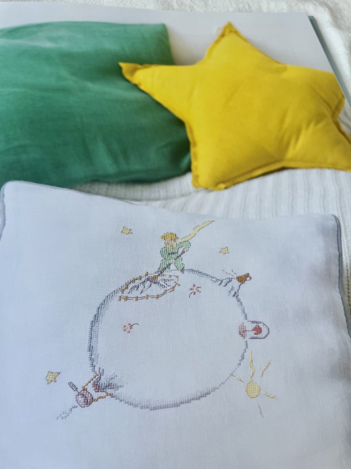 Le petit prince à broder au point de croix 星の王子